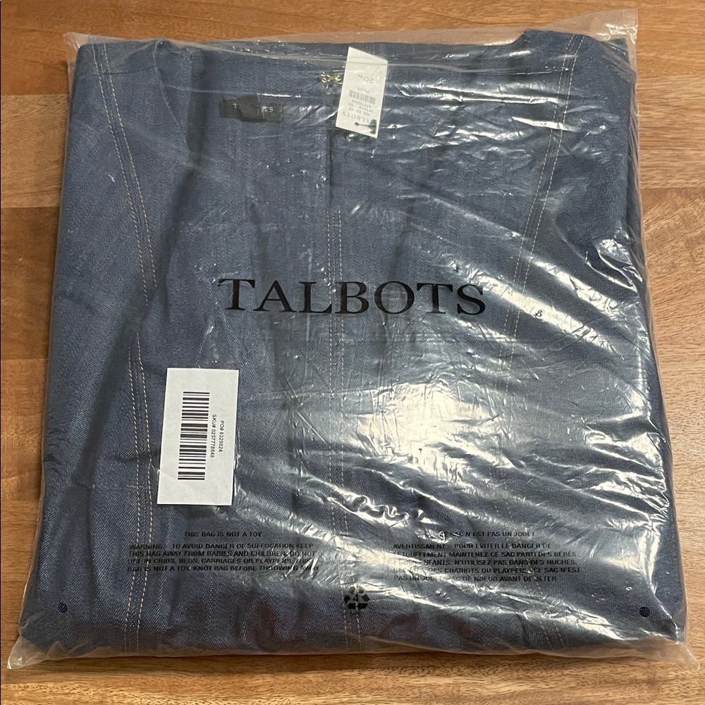 Talbots Denim Sleeveless Shift Dress, 20W — NWT - Picture 10 of 12